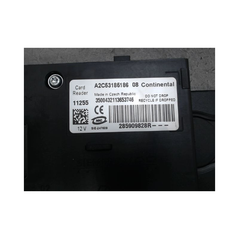 LECTEUR DE CARTE RENAULT MEGANE