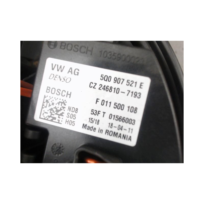 MOTEUR VENTILATEUR CHAUFFAGE VOLKSWAGEN GOLF