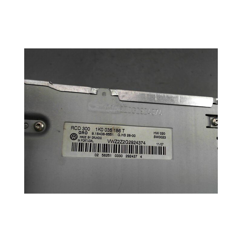 AUTORADIO VOLKSWAGEN GOLF V (1K) 2003-2008