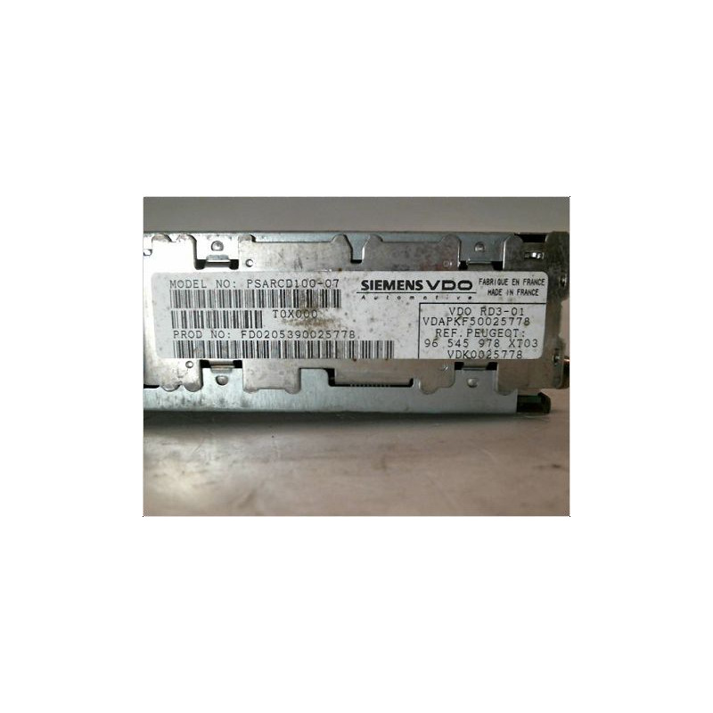 AUTORADIO PEUGEOT 1007 05-10