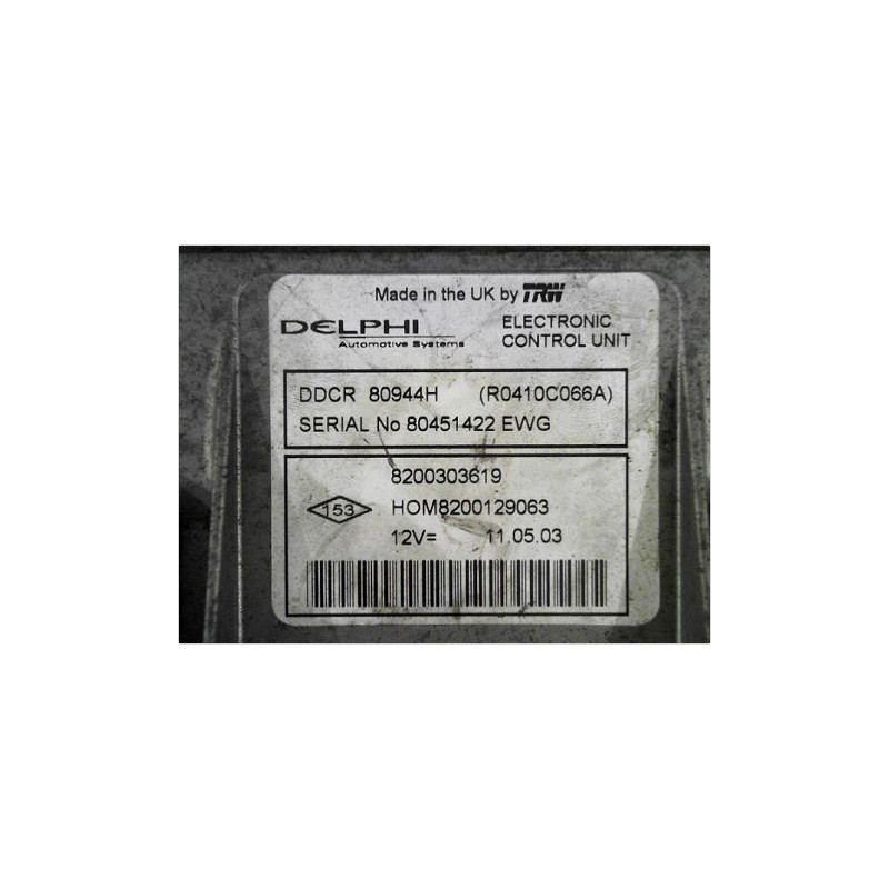 CALCULATEUR MOTEUR RENAULT CLIO II PH.2 01-06