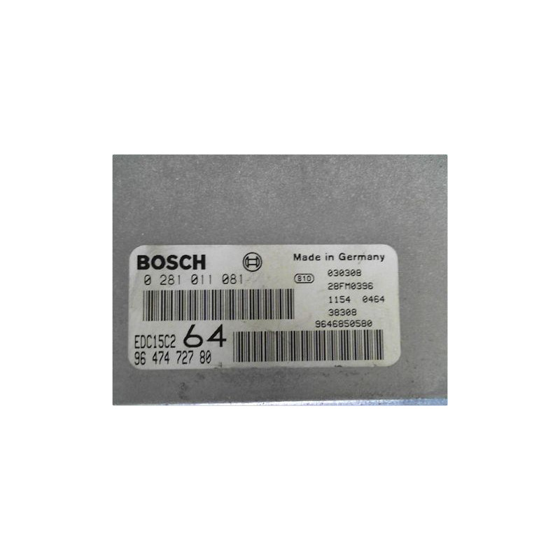 CALCULATEUR MOTEUR PEUGEOT 307 2001-2005