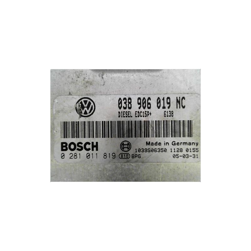 CALCULATEUR MOTEUR VOLKSWAGEN POLO IV PH2 05-09