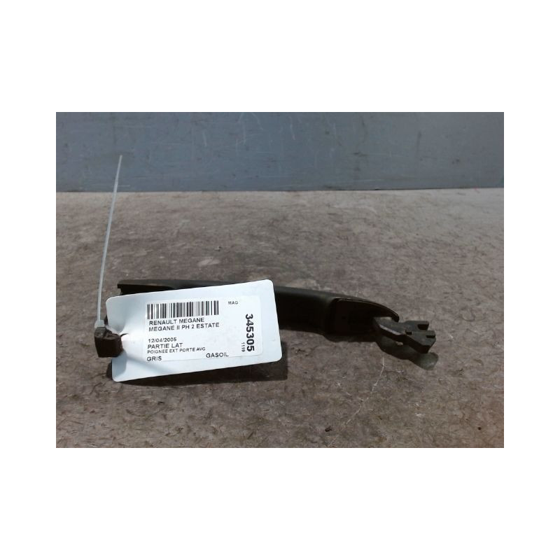 POIGNEE EXTERIEURE PORTE AVANT GAUCHE RENAULT MEGANE II PH 2 ESTATE 03-05