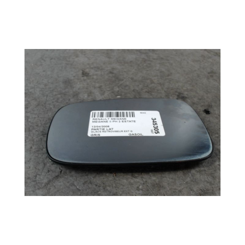 GLACE RETROVISEUR EXT G RENAULT MEGANE II PH 2 ESTATE 03-05