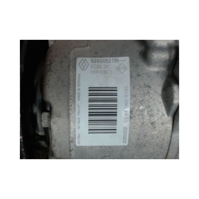COMPRESSEUR AIR CONDITIONNE RENAULT MEGANE