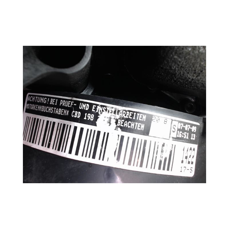 MOTEUR DIESEL VOLKSWAGEN SCIROCCO 2008- 2.0 TDI