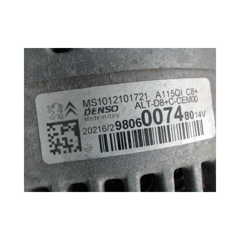 ALTERNATEUR CITROEN C3
