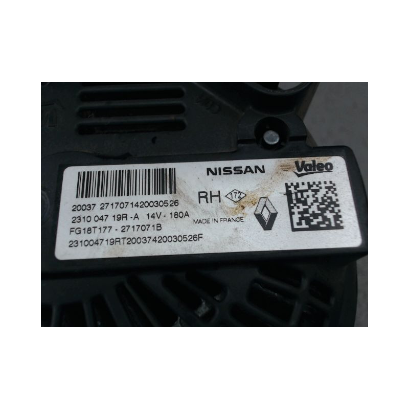 ALTERNATEUR RENAULT CAPTUR