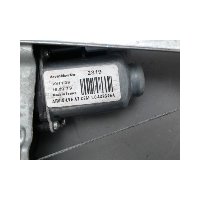 MECANISME LEVE-GLACE ARRIERE GAUCHE PEUGEOT 207