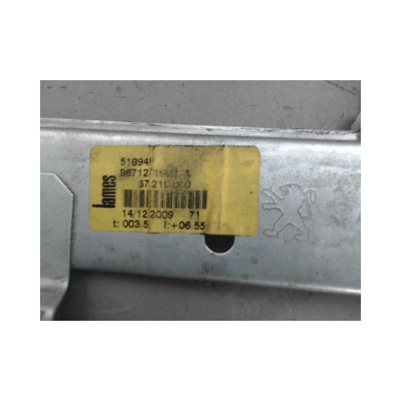 MECANISME LEVE-GLACE ARRIERE GAUCHE PEUGEOT 207