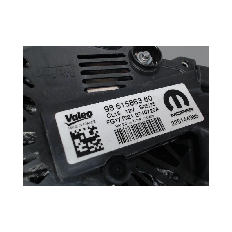 ALTERNATEUR CITROEN BERLINGO