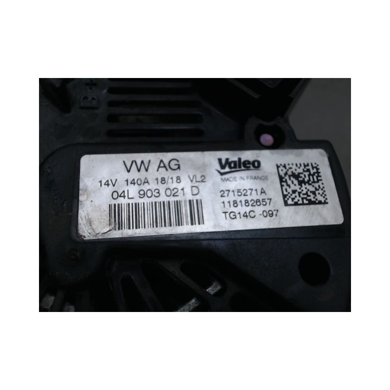 ALTERNATEUR VOLKSWAGEN TIGUAN