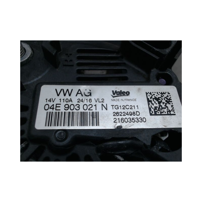 ALTERNATEUR VOLKSWAGEN POLO