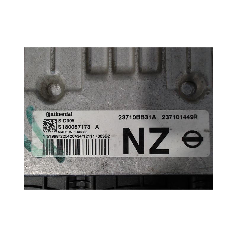 CALCULATEUR MOTEUR NISSAN QHASQAI 2007-