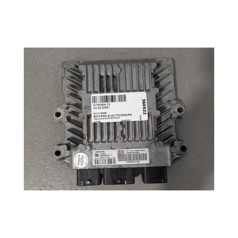 CALCULATEUR MOTEUR CITROEN C2 2005-