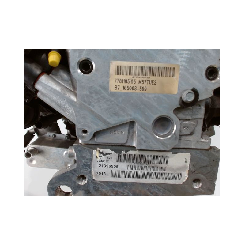 MOTEUR DIESEL BMW X5 BREAK II Phase 1  2007-2010 3.0 3.0d