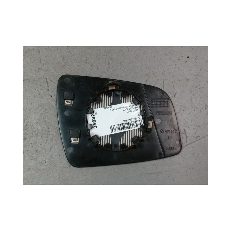 GLACE RETROVISEUR EXT G OPEL ZAFIRA MONOSP. II Phase 1 (B) 2005-2007