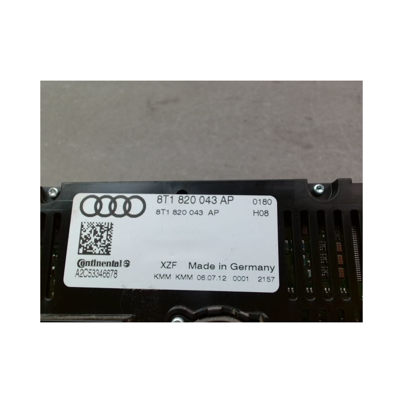 COMMANDE DE CHAUFFAGE AUDI Q5
