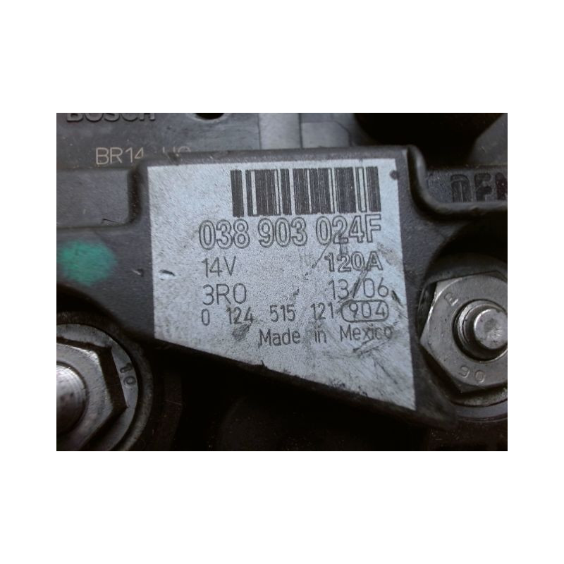 ALTERNATEUR VOLKSWAGEN NEWBEETLE