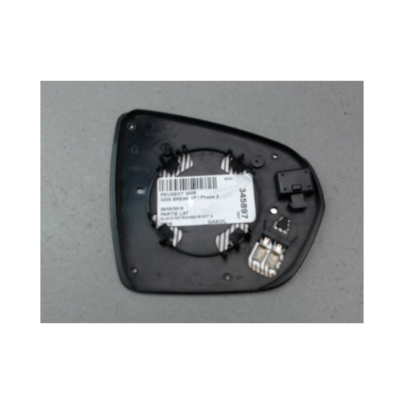 GLACE RETROVISEUR EXT G PEUGEOT 3008 BREAK I PHASE 2 2013-...