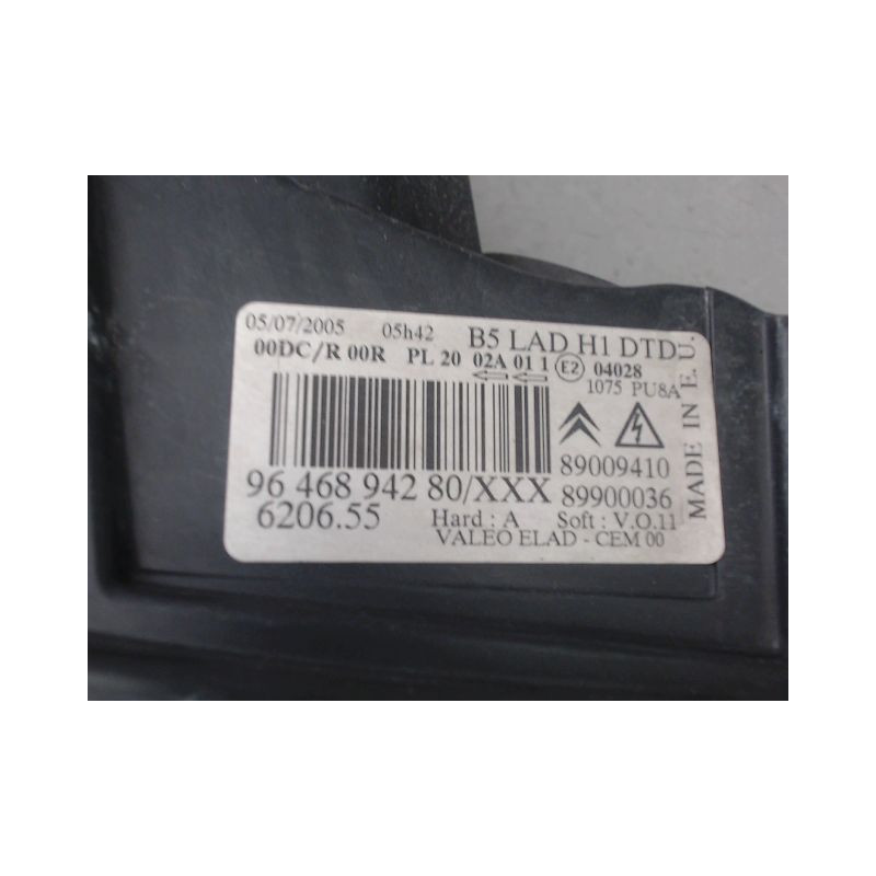 PHARE DROIT CITROEN C4