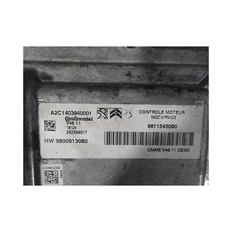 CALCULATEUR MOTEUR PEUGEOT 208 2012-...