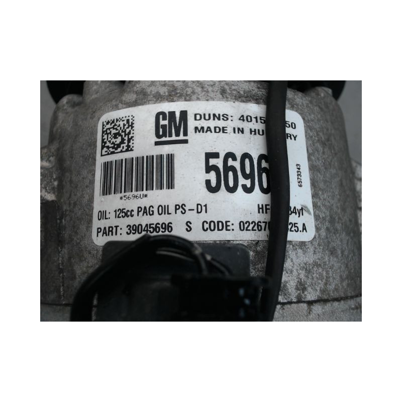 COMPRESSEUR AIR CONDITIONNE OPEL MERIVA