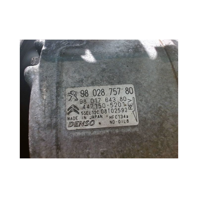 COMPRESSEUR AIR CONDITIONNE PEUGEOT PARTNER FGT LONG 08-