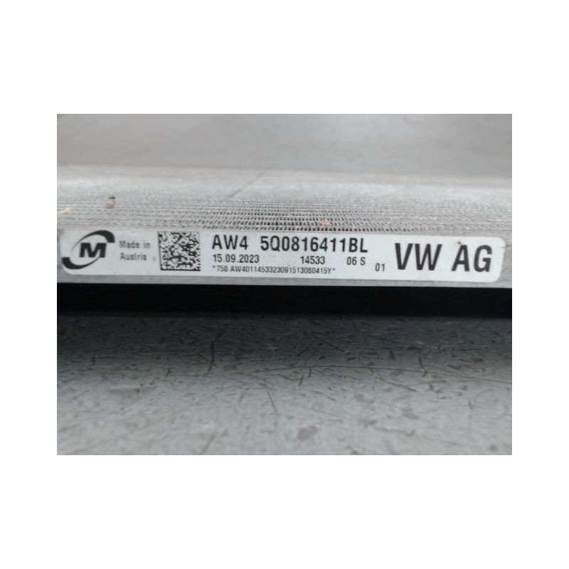 CONDENSEUR CLIMATISATION VOLKSWAGEN GOLF
