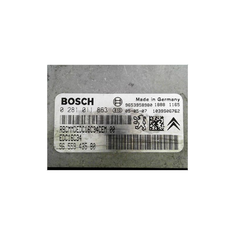 CALCULATEUR MOTEUR CITROEN C4 04-08