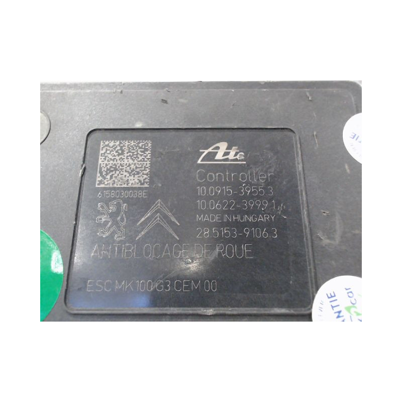 UNITE HYDRAULIQUE ABS PEUGEOT 2008 Phase 1 2013-...