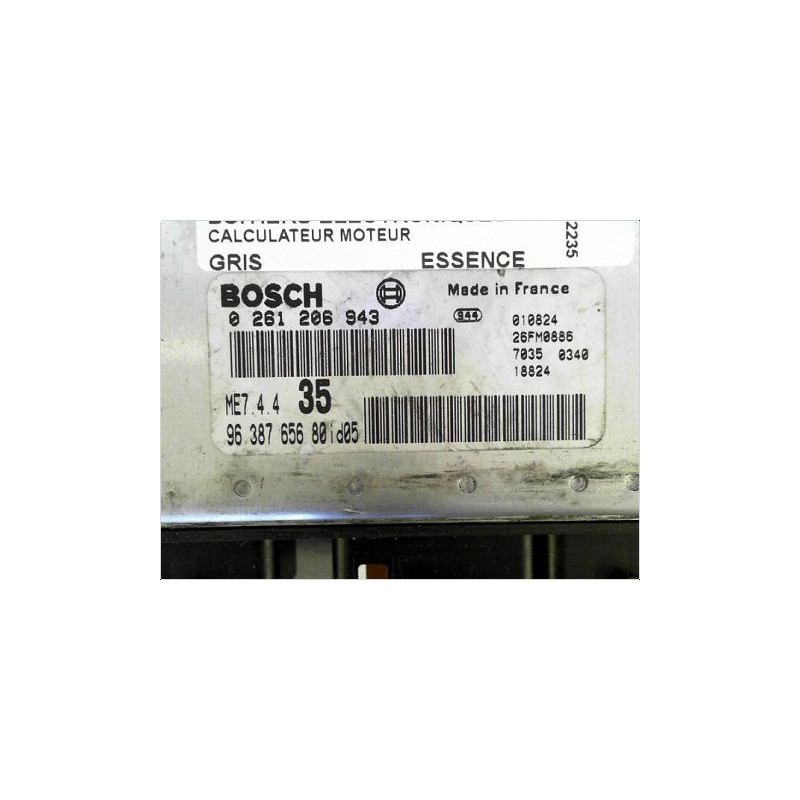 CALCULATEUR MOTEUR PEUGEOT 307 2001-2005