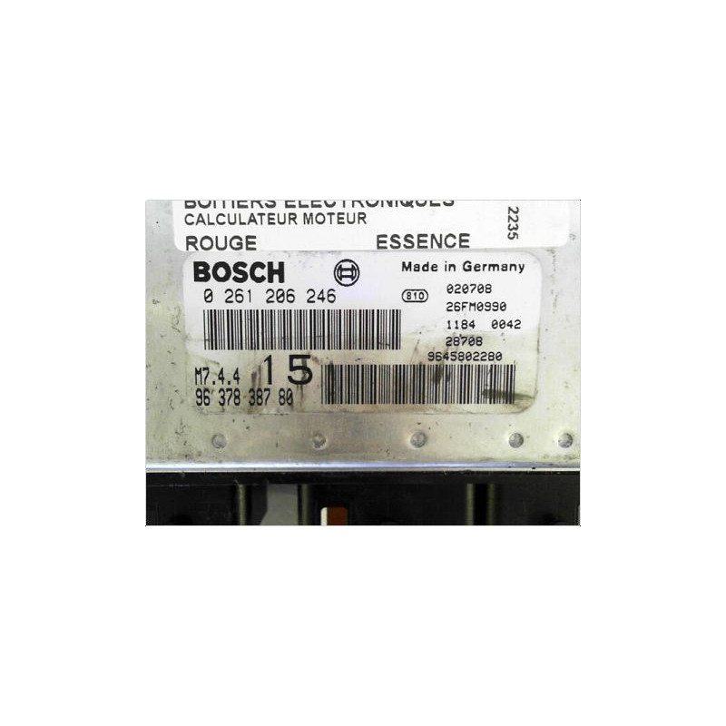 CALCULATEUR MOTEUR CITROEN SAXO 99-04