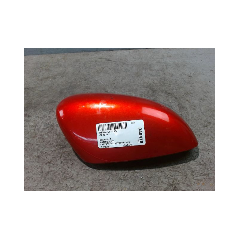 CARENAGE RETROVISEUR EXTERIEUR DROIT RENAULT CLIO IV