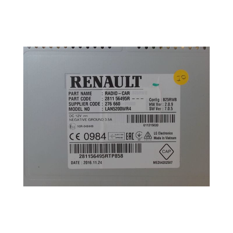 AUTORADIO RENAULT CAPTUR