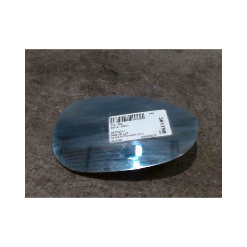 GLACE RETROVISEUR EXT D FIAT 500 2007-