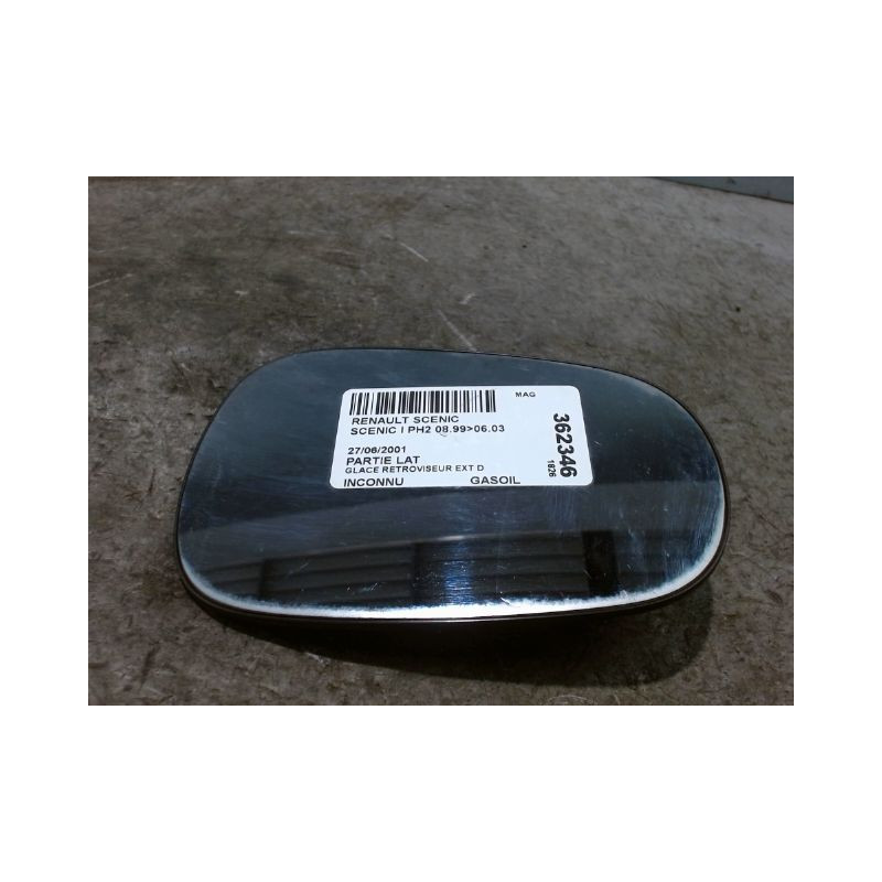 GLACE RETROVISEUR EXT D RENAULT SCENIC I PH2 99-03
