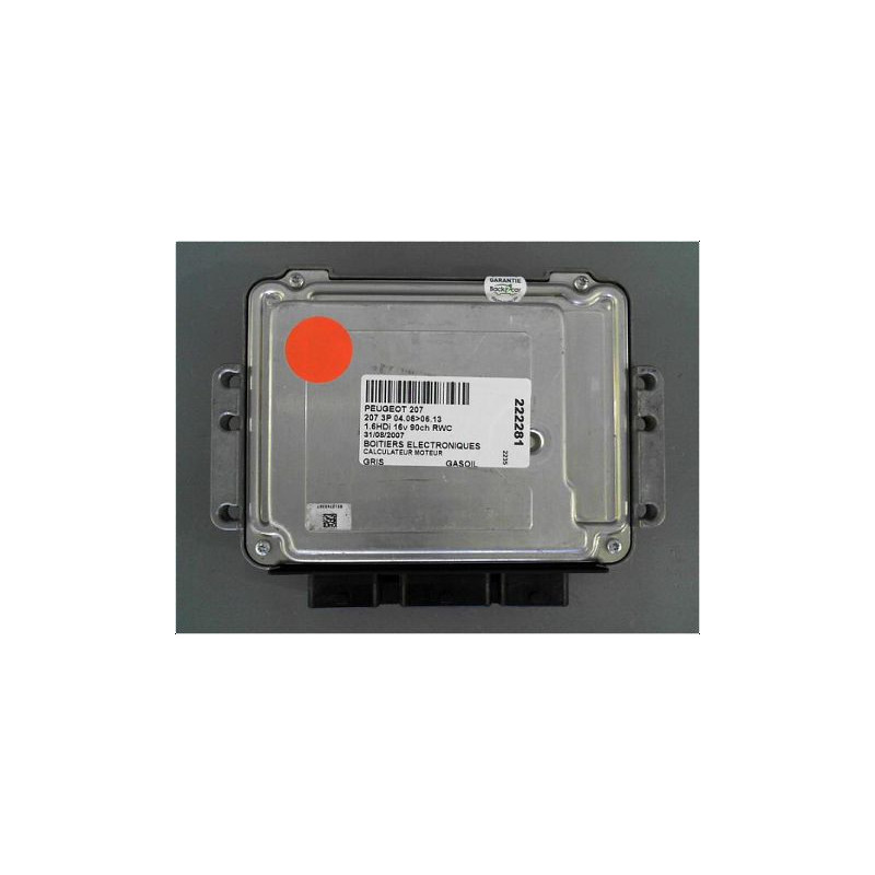 CALCULATEUR MOTEUR PEUGEOT 207 06-13