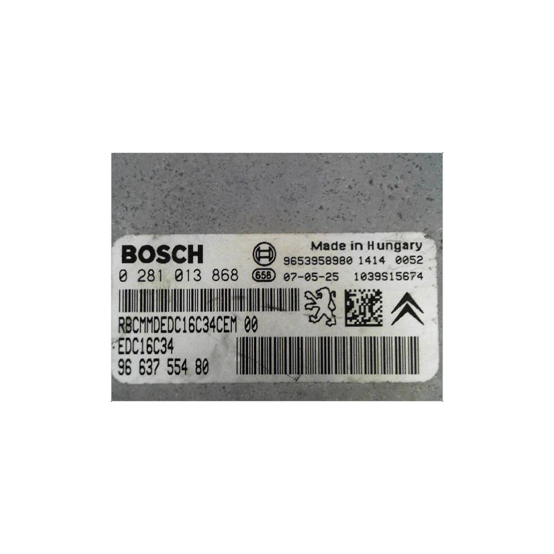 CALCULATEUR MOTEUR PEUGEOT 207 06-13