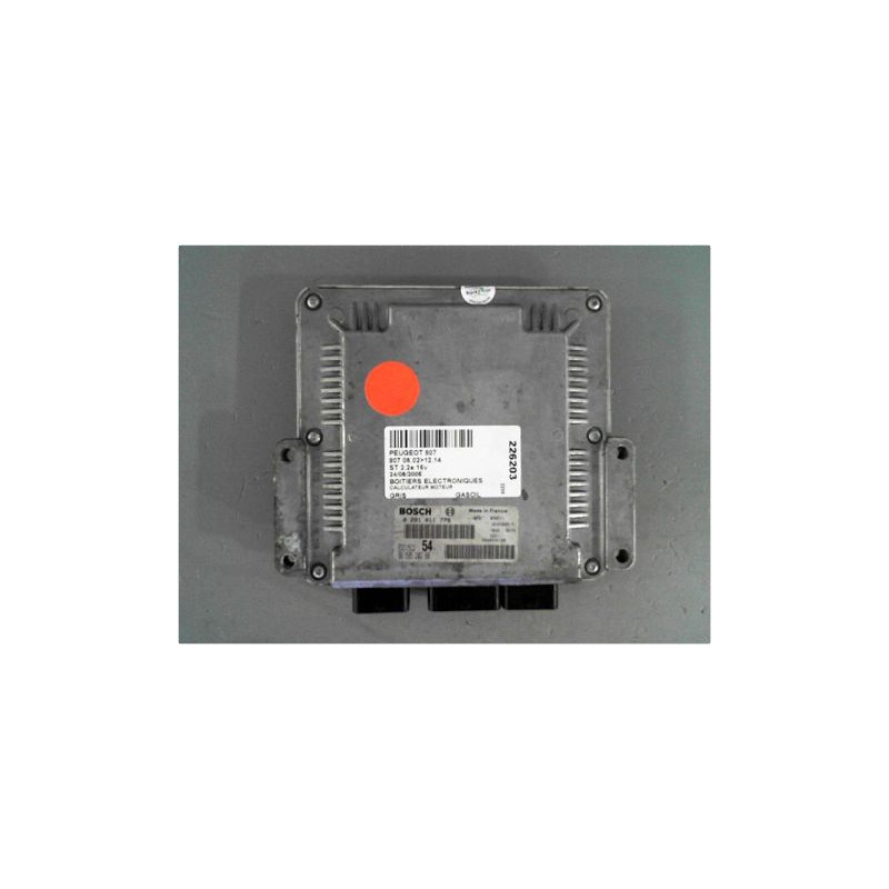 CALCULATEUR MOTEUR PEUGEOT 807 02-14