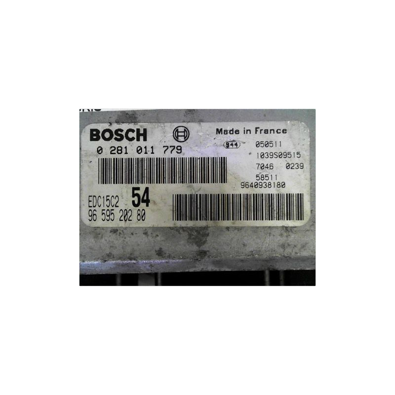 CALCULATEUR MOTEUR PEUGEOT 807 02-14