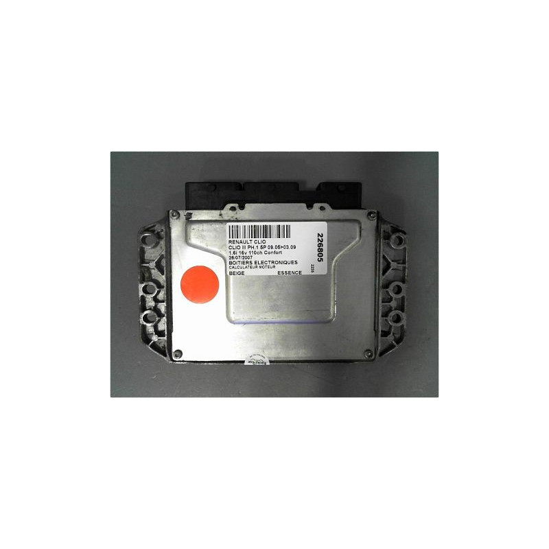 CALCULATEUR MOTEUR RENAULT CLIO III PH.1 05-09