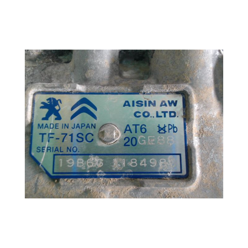 BOITE A VITESSE AUTOMATIQUE PEUGEOT 308 1.5 BlueHDi 130