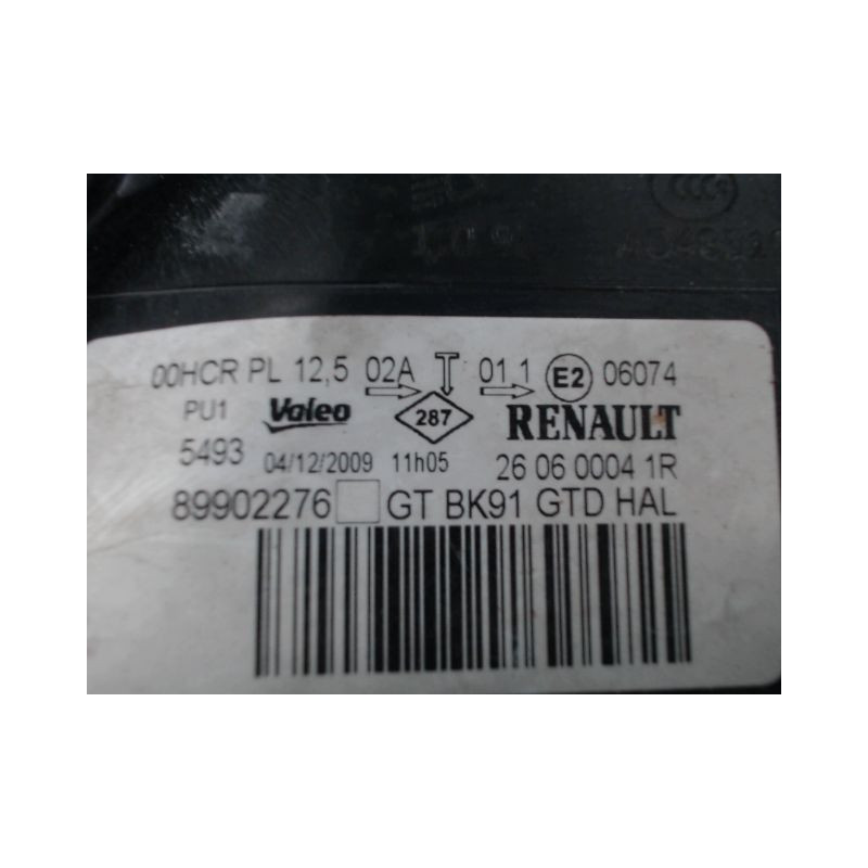 PHARE GAUCHE RENAULT LAGUNA