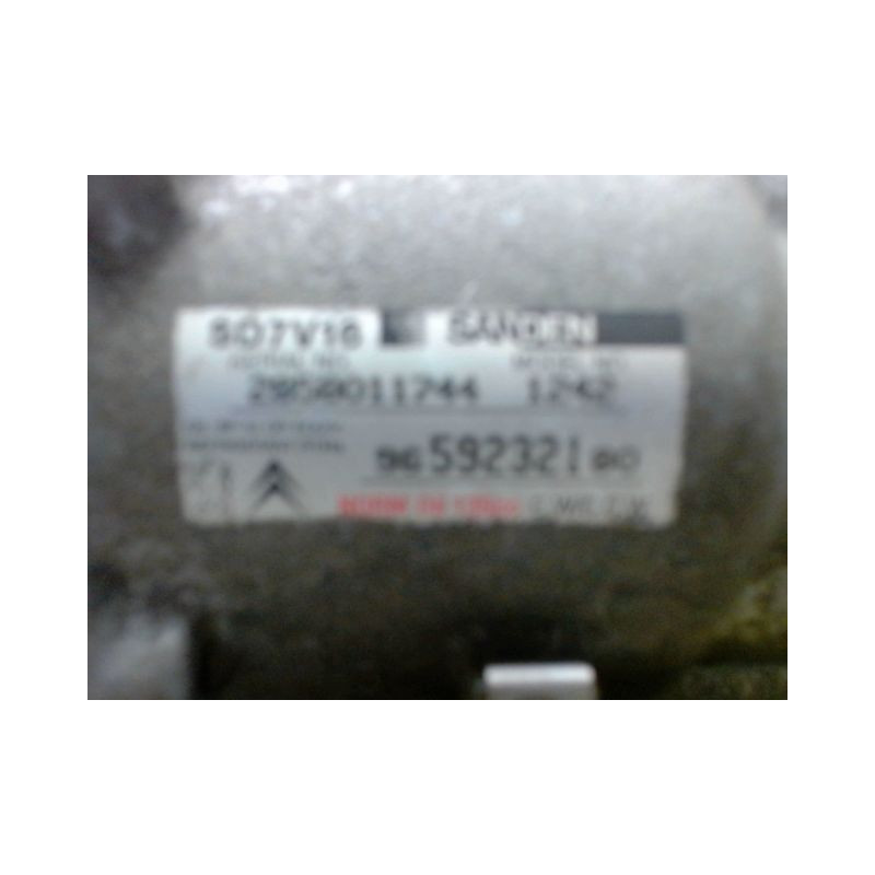 COMPRESSEUR AIR CONDITIONNE CITROEN XSARA PICASSO