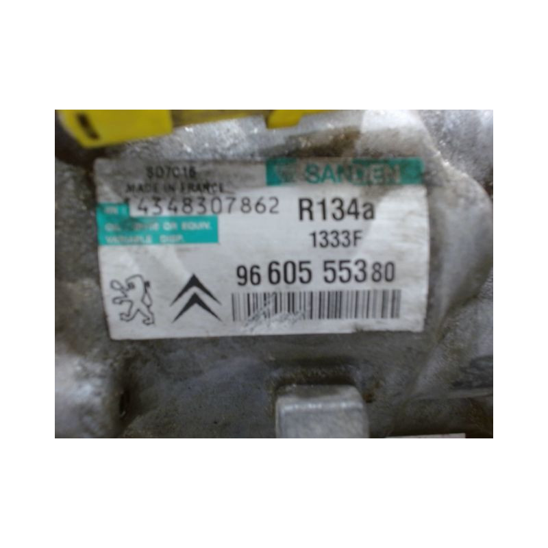 COMPRESSEUR AIR CONDITIONNE PEUGEOT 407