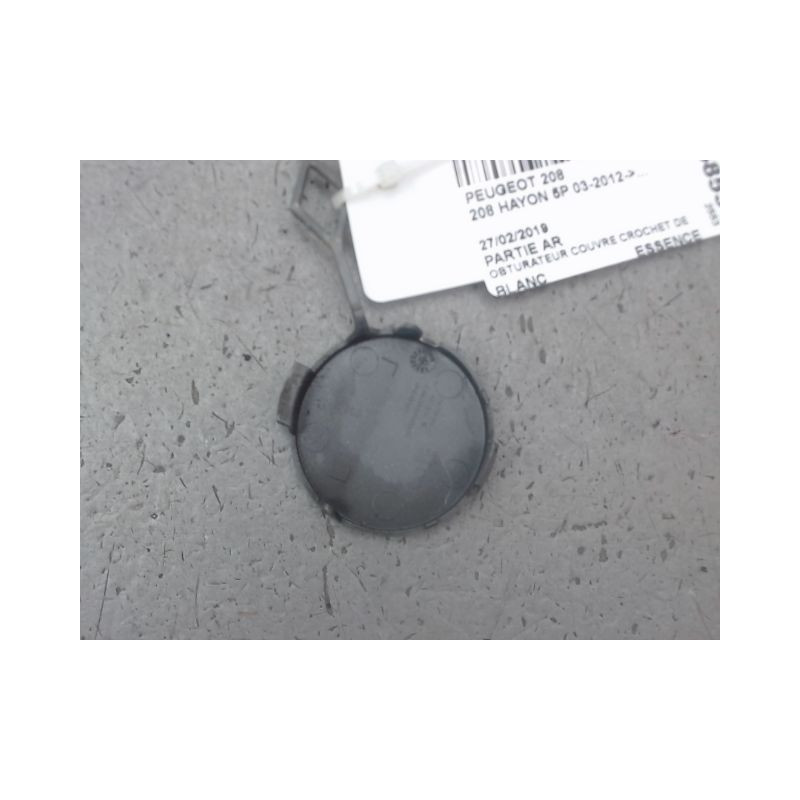 OBTURATEUR COUVRE CROCHET DE BOUCLIER AR PEUGEOT 208 2012-...