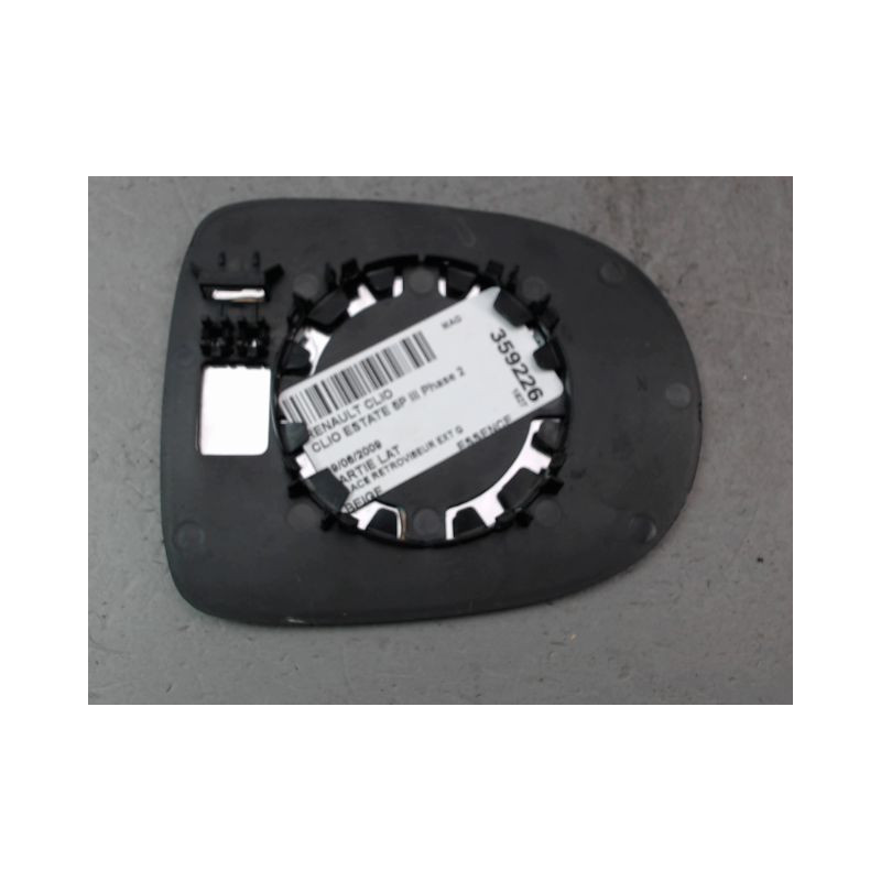 GLACE RETROVISEUR EXT G RENAULT CLIO ESTATE III Phase 2 2009-2012