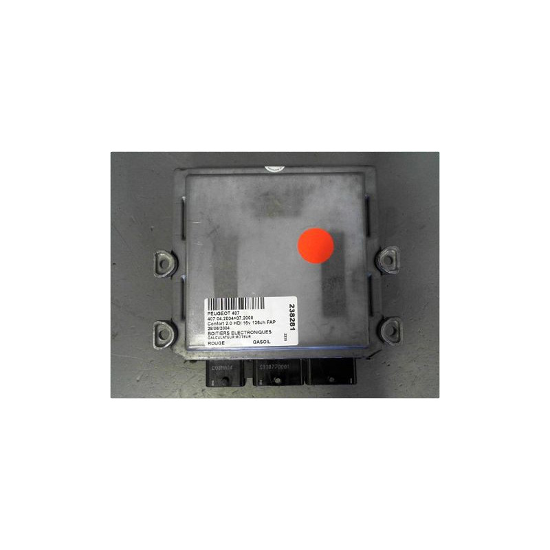 CALCULATEUR MOTEUR PEUGEOT 407 2004-2008